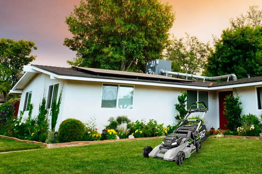 cordless self propelled lawn mower